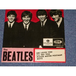 画像: THE BEATLES -  SHE LOVES YOU  ( 4 Tracks EP : Ex+++/MINT- ) / 1964  SWEDEN ORIGINAL Used 7" EP With PICTURE SLEEVE 