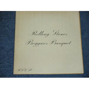 画像:  THE ROLLING STONES - BEGGARS BANQUET ( MATRIX # XZAL-8476-A　MR △12258/XZAL-8477-B MR △12258-X : Ex/Ex+++ )/ 1968 US ORIGINAL LP 