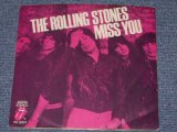 画像: ROLLING STONES - MISS YOU ( PROMO ONLY SAME FLIP ) / 1978 US ORIGINAL PROMO ONLY SAME FLIP 7"Single  with PICTURE SLEEVE 