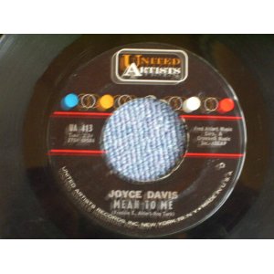 画像: JOYCE DAVIS - MEAN TO ME  / 1960s US ORIGINAL 7"SINGLE