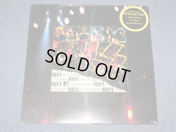 画像1: KISS - MTV UNPLUGGED / 1996 US ORIGINAL Brand New SEALED 2LP + POSTER + YELLOW VINYL WAX 