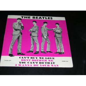 画像: THE BEATLES - CAN'T BUY ME LOVE  ( 4 Tracks EP : Ex++/Ex++ ) / 1960's  SWEDEN ORIGINAL Used 7" EP With PICTURE SLEEVE 