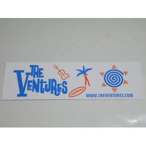 画像: THE VENTURES STICKER  WHITE w/ SUN 1.6x10.6