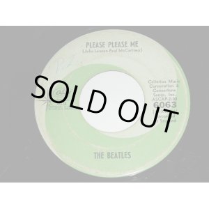 画像: THE BEATLES - PLEASE PLEASE ME ( GREEN SWILE LABEL) / 1965 US ORIGINAL RARE Label Used 7" Single 