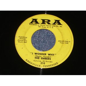 画像: THE EMBERS - I WONDER WHY / 1965?? US ORIGINAL  7"Single