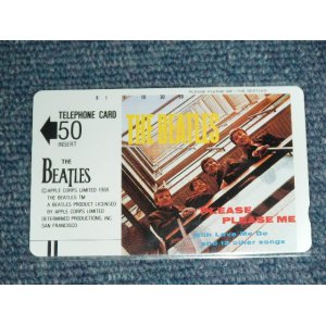 画像: THE BEATLES  -  TELEPHONE CARD "PLEASE PLEASE ME" / 1980's ISSUED Version LIGHT BLUE Face Brand New  TELEPHONE CARD 