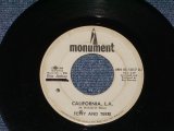 画像: TONY AND TERRI - CALIFORNIA L.A.  / 1968 US ORIGINAL White Label Promo 7"Single 