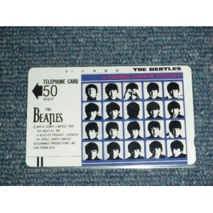 画像: THE BEATLES  -  TELEPHONE CARD "A HARD DAYS NIGHT" / 1980's ISSUED Version LIGHT BLUE Face Brand New  TELEPHONE CARD 