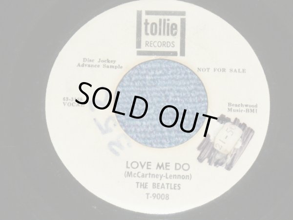 画像1: THE BEATLES - LOVE ME DO / 1964 US ORIGINAL White Label PROMO 7" Single 