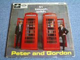 画像: PETER AND GORDON - IN TOUCH WITH / 1964 UK ORIGINAL "BLUE COLUMBIA" MONO  LP 