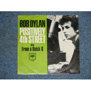 画像: BOB DYLAN - POSITIVELY 4TH STREET  / 1965 US ORIGINAL 7"SINGLE With ORIGINAL PICTURE  SLEEVE 