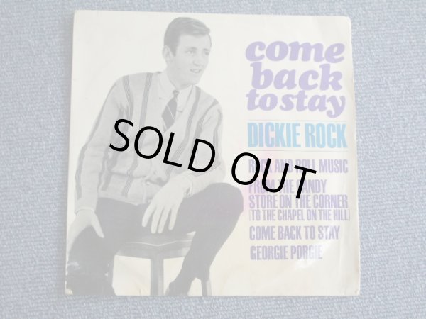 画像1: DICKIE ROCK - COME BACK TO STAY  /　1966  UK ORIGINAL 7"SINGLEP + PICTURE SLEEVE 