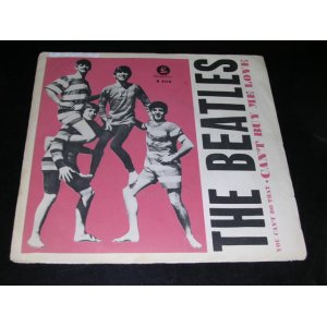 画像: THE BEATLES - CAN'T BUY ME LOVE  (  FC;Ex,BC:Ex++/Ex++ ) / 1964  SWEDEN ORIGINAL Used 7" Single With PICTURE SLEEVE 