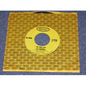 画像: THE YARDBIRDS - FOR YOUR LOVE  / 1965  US ORIGINAL  7"SINGLE