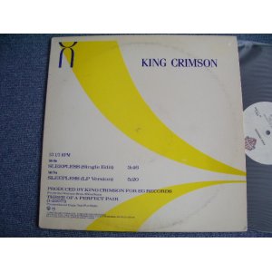 画像: KING CRIMSON - SLEEPLESS   / 1984 US ORIGINAL PROMO ONLY 12" 