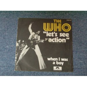 画像: THE WHO  -  LET'S  SEE ACTION   / 1976 FRANCE  7"Single With PICTURE SLEEVE 