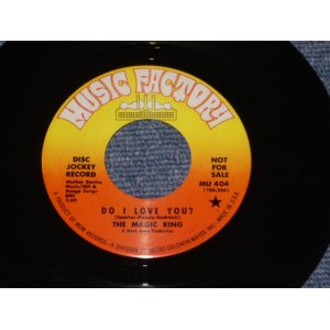 画像: THE MAGIC RING - DO I LOVE YOU (COVER SONG of THE RONETTES)  / 1960'S US ORIGINAL 7"Single Release From MINOR Label