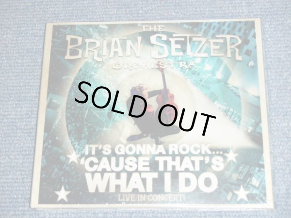 画像1: BRIAN SETZER ( STRAY CATS ) AND ORCHESTRA - IT'S GONNA ROCK...'CAUSE THAT'S WHAT I DO : LIVE IN CONCERT / 2010 US SEALED 2 CD last chance  