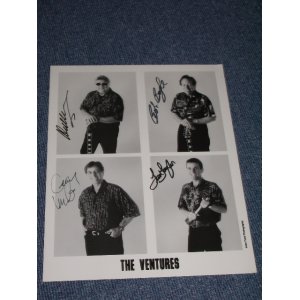 画像: THE VENTURES PICTURE With DON,BOB,GERRY,LEON ,With AUTOGRAPHED B/W/COLOR 