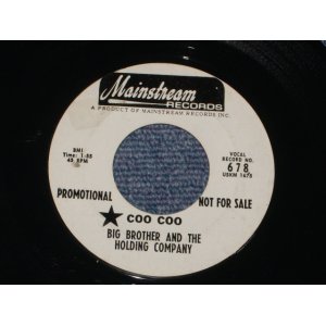 画像: BIG BROTHER AND THE HOLDING COMPANY ( With JANIS JOPLIN ) - COO COO   / 1968 US ORIGINAL White Label Promo 7"Single 