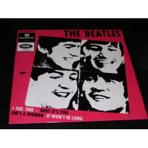 画像: THE BEATLES - I FEEL FINE   ( 4 Tracks EP : Ex+++/Ex+++ ) / 1964  SWEDEN ORIGINAL Used 7" EP With PICTURE SLEEVE 