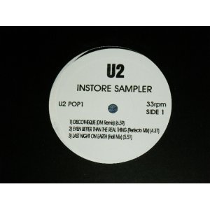 画像: U2 - "POP" INSTORE SAMPLER / 1997 US ORIGINAL Promo Only LP