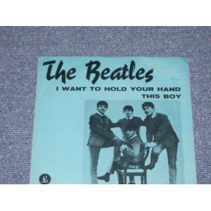 画像: THE BEATLES - I WANT TO HOLD YOUR HAND ( RED Label : Ex+/Ex++ ) / 1960's  SWEDEN ORIGINAL Used 7" Single With PICTURE SLEEVE 