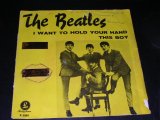 画像: THE BEATLES - I WANT TO HOLD YOUR HAND ( RED Label : Ex-/Ex+ ) / 1960's  SWEDEN ORIGINAL Used 7" Single With PICTURE SLEEVE 