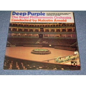 画像: DEEP PURPLE The ROYAL PHILHARMONIC Orchestra Conducted by MALCOLM ARNOLD - DEEP PURPLE The ROYAL PHILHARMONIC Orchestra Conducted by MALCOLM ARNOLD: IN LIVE AT THE ROYAL ALBERT HALL : CONCERTO FOR GROUP AND ORCHESTRA( Matrix # A-1/B-1 ) ( Ex+/Ex+++ Looks:Ex++ )  / 1970 UK ENGLAND ORIGINAL HARVEST Used  LP 