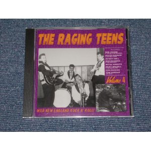 画像: va OMNIBUS - THE RAGING TEENS VOL.4 WILD NEW ENGLAND ROVK 'N' R4OLL VOL.4    / 1998 US  Brand New SEALED  CD 