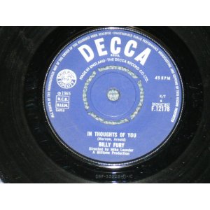 画像: BILLY FURY - IN THOUGHTS OF YOU / 1965 UK ORIGINAL 7"Single