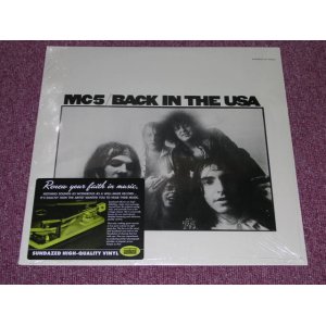 画像: MC5 - BACK IN THE USA / 2002 US REISSUE 180g Heavy Weight Brand New SEALED LP