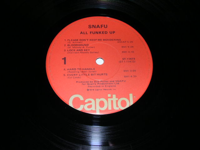 画像: SNAFU - ALL FUNKED UP / 1975 US ORIGINAL LP 