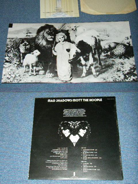 画像: MOTT THE HOOPLE  - MAD SHADOWS ( With AUTO GRAPHED SIGNED 直筆サイン入り。証明書付 : Ex+++/MINT- ) / 1970 UK ORIGINAL "PINK" Label Used LP