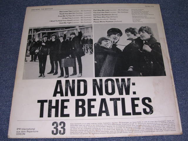 画像: THE BEATLES  - AND NOW /  WEST-GERMANY ORIGINAL MONO LP 