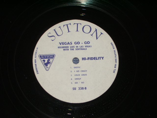 画像: THE SENTINALS - VEGAS A GO GO ( 60s AMERICAN GARAGE ) / 1964 US ORIGINAL MONO LP