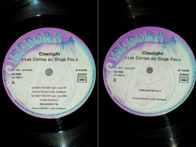 画像: CLEARLIGHT - LES CONTES DU SINGE FOU !  / 1976 FRENCH ORIGINAL LP