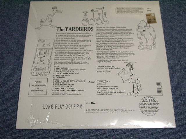 画像: YARDBIRDS - ROGER THE ENGINEER   / 180g HEAVY WEIGHT ITALY  REISSUE SEALED LP