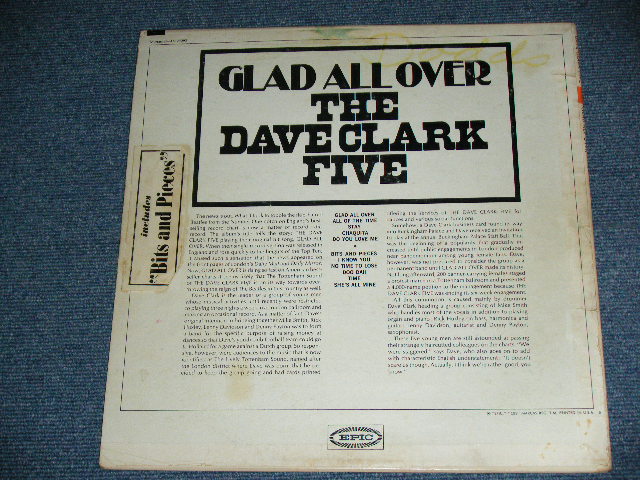 画像: DAVE CLARK FIVE - GLAD ALL OVER ( 1st PRESS WITHOUT INSTRUMENTS FRONT COVER )   / 1964 US ORIGINAL MONO  LP 