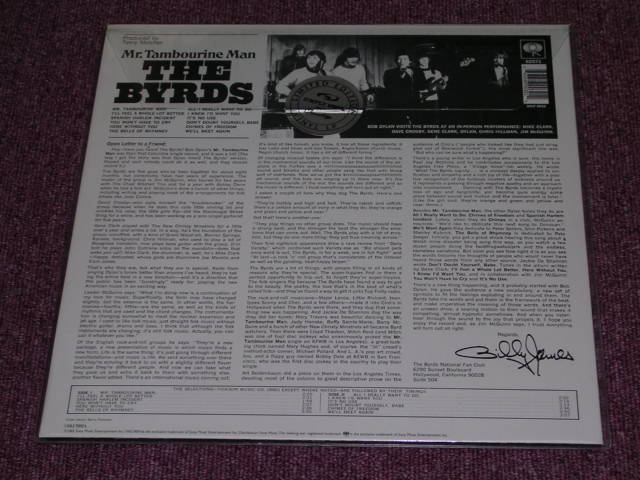 画像: BYRDS, THE - MR. TAMBOURINE MAN / UK REISSUE  SEALED LIMITED 180g Heavy Weight LP 