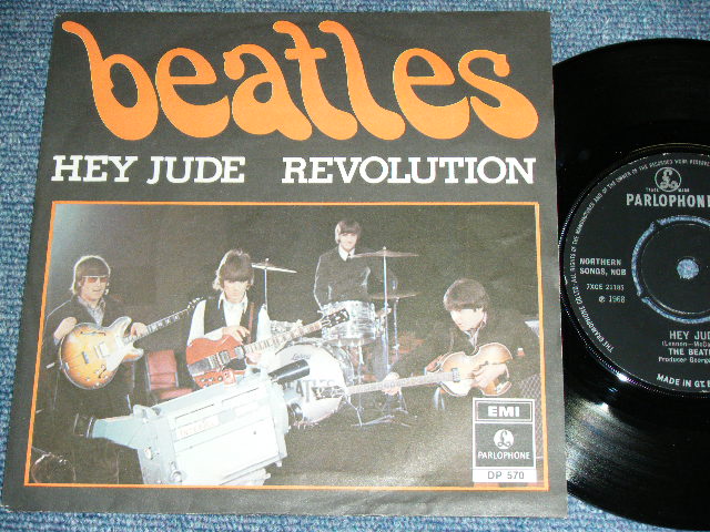 画像1: THE BEATLES - HEY JUDE  / 1968 UK EXPORT With SWEDISH PICTURE SLEEVE Used 7" Single  