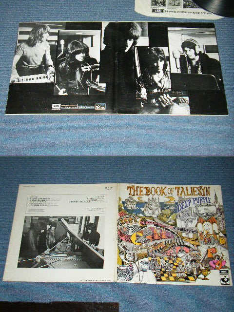 画像: DEEP PURPLE - THE BOOK OF TALIESIN ( 1st Press NON-"EMI" Credit LABEL )   / 1968 UK ORIGINAL Used LP 