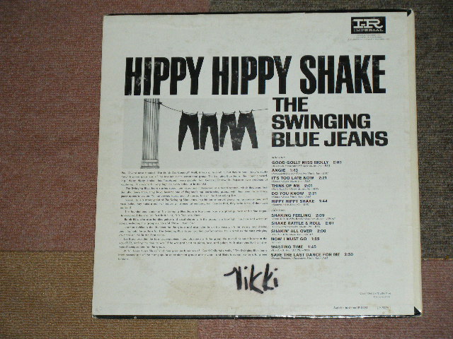 画像: THE SWINGING BLUE JEANS - HIPPY HIPPY SHAKE ( Ex-/MINT- ) / 1964 US  ORIGINAL  MONO Used  LP 