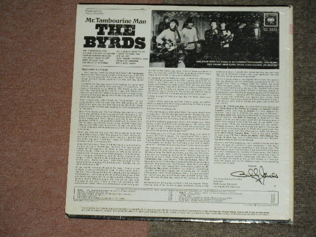 画像: THE BYRDS - MR.TAMBOURINE MAN ( VG++/Ex )/ 1966 ORIGINAL 2nd Press  360 SOUND Label MONO LP