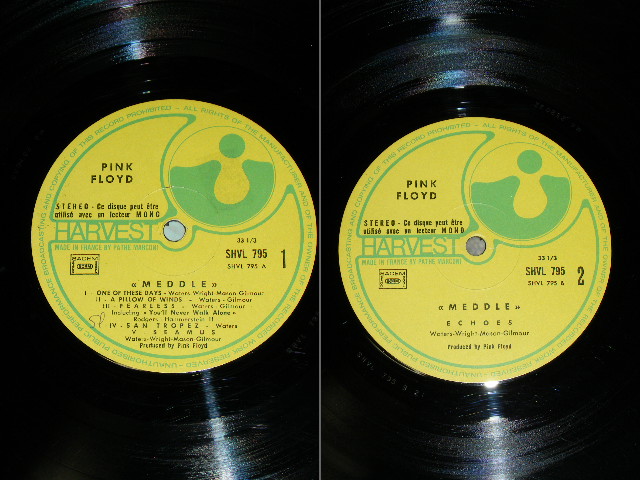 画像: PINK FLOYD - MEDDLE ( Mtrix Number A 21 B / B 21 ) / 1971 FRANCE ORIGINAL Used LP 