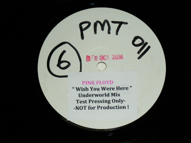 画像: PINK FLOYD - "WISH YOU WERE HERE" 12" CLUB MIX - BLUE ROOM / 2004 UK ORIGINAL TEST PRESS 12" 