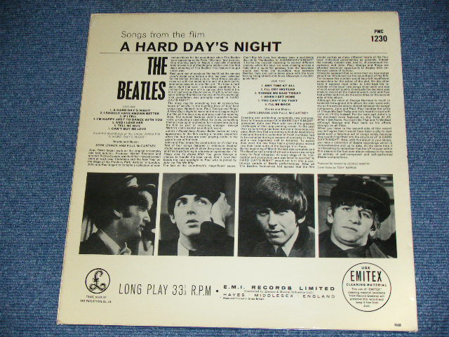 画像: DIE BEATLES -  A HARD DAYS NIGHT / 1964 SWEDEN ORIGINAL 'Black & Yellow Parlophone ' Label MONO Used LP