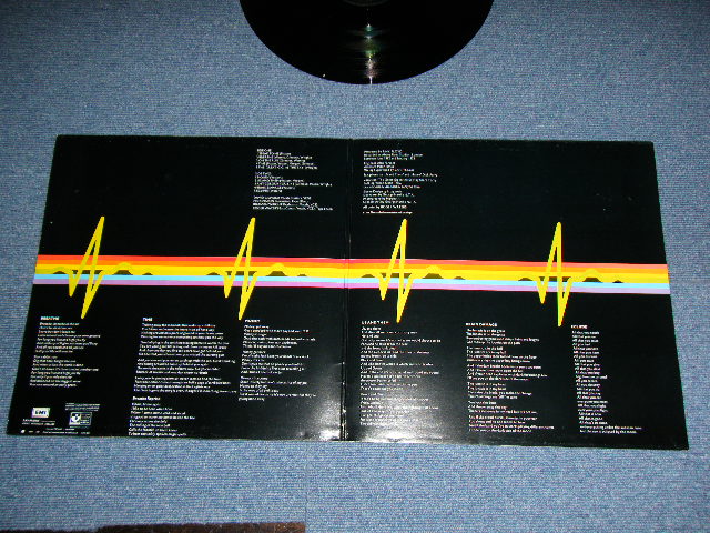 画像: PINK FLOYD - THE DARK SIDE OF THE MOON ( MATRIX NUMBER : A-11/B-10 : Ex+/Ex+++ ) / 1973 UK ORIGINAL 2nd Press Label Used LP