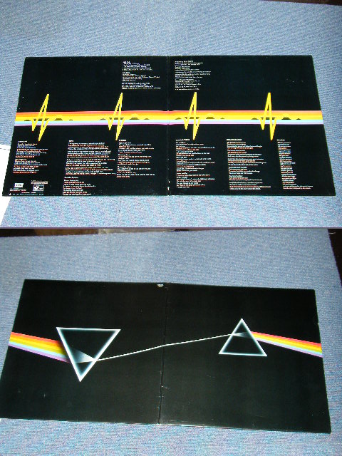 画像: PINK FLOYD - THE DARK SIDE OF THE MOON ( MATRIX NUMBER : A-11/B-10 : 2x STICKER & 2 x POSTER : Ex+/MINT-,Ex+++ ) / 1973 UK ORIGINAL 2nd Press Label Used LP