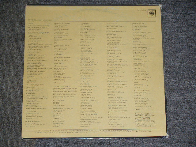 画像: SIMON & GARFUNKEL - BOOKENDS ( Matrix Number : A) XSM 118887-1D/XSM 118888-1D : Ex/Ex+++ ) / 1968 US ORIGINAL "360 SOUND Label"  STEREO Used LP